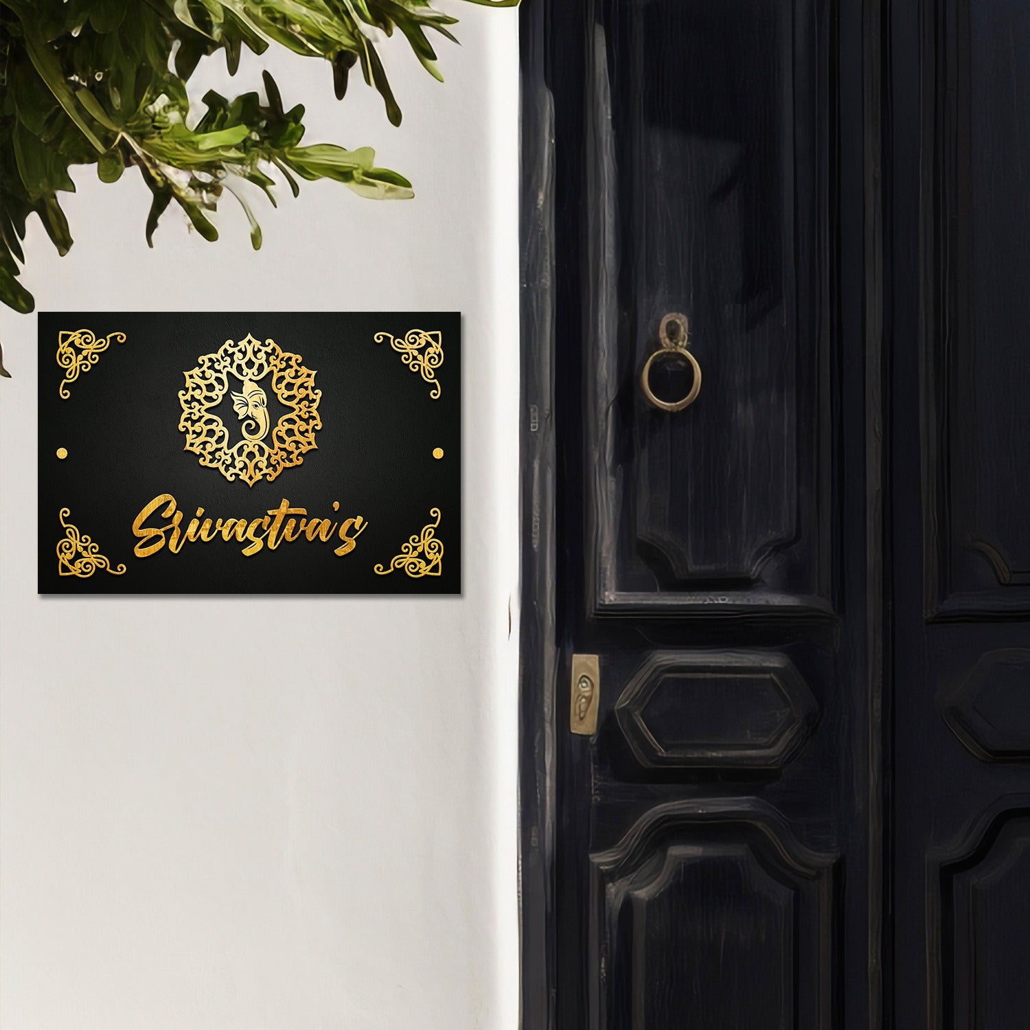 Ganpati Name Plate