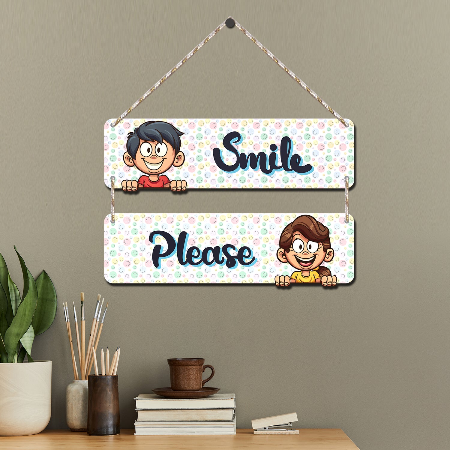 Decorative Wall Hanging (Smile Please)