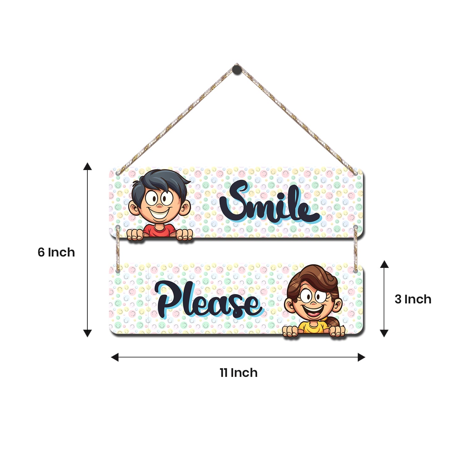 Decorative Wall Hanging (Smile Please)