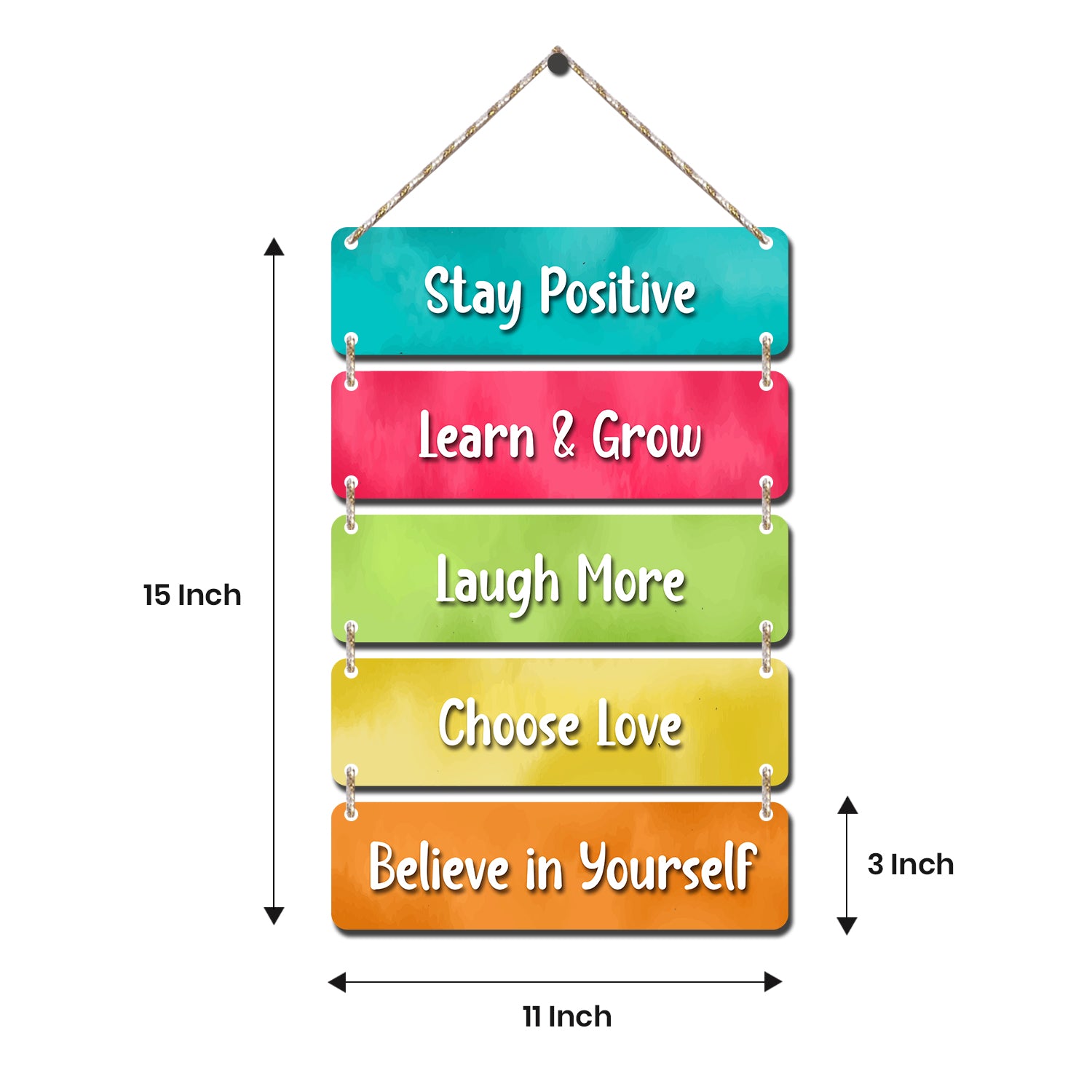 Decorative Wall Hanging (Stay Positive)