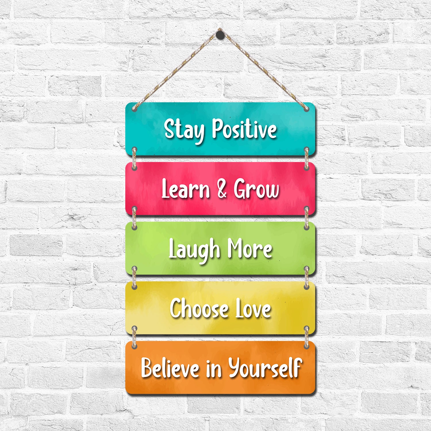 Decorative Wall Hanging (Stay Positive)