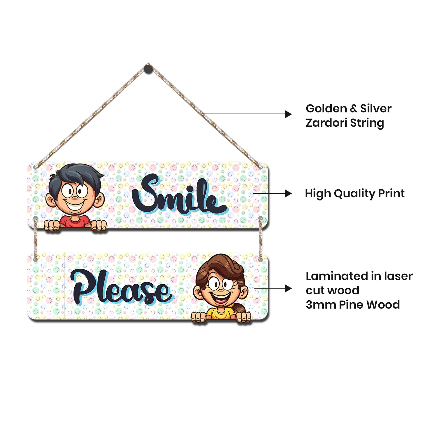 Decorative Wall Hanging (Smile Please)