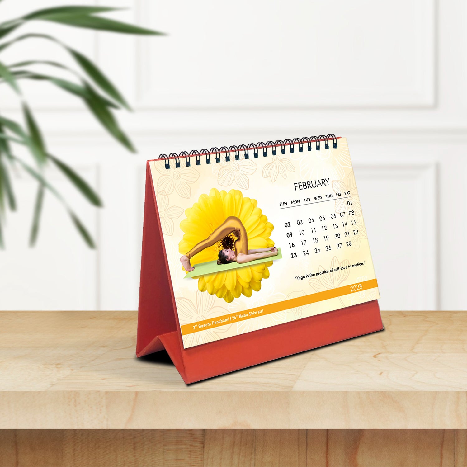 Yoga Sutra - MDF Base 2025 Calendar