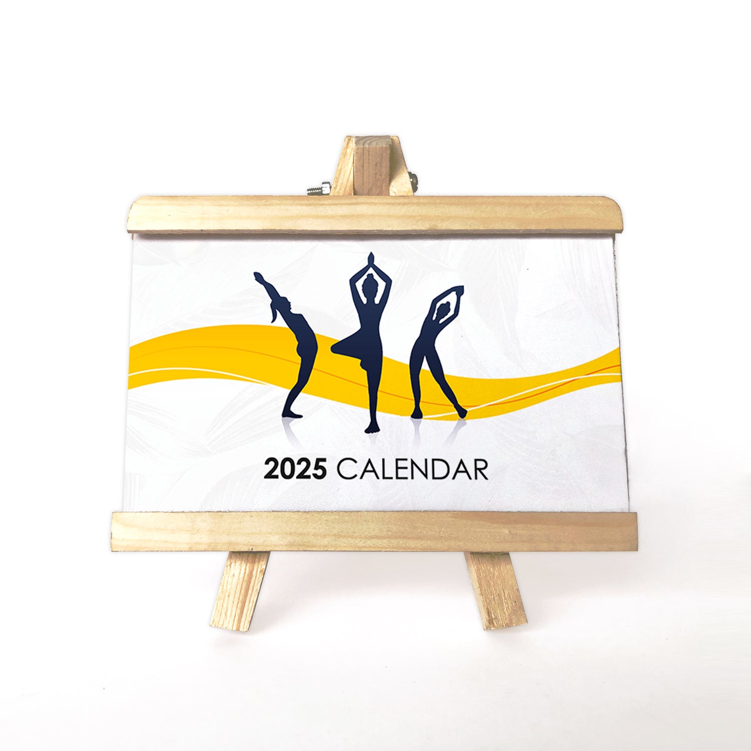 Yoga in Life - Wooden Base 2025 Calendar