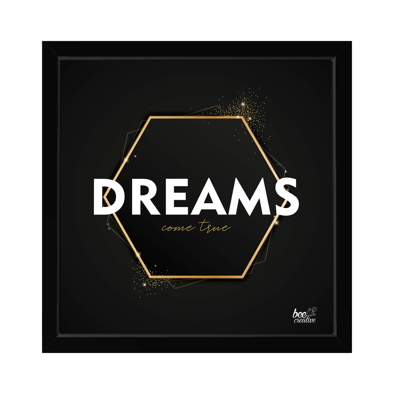 Wall Art Frames set of 3 - Believe Remember Dream