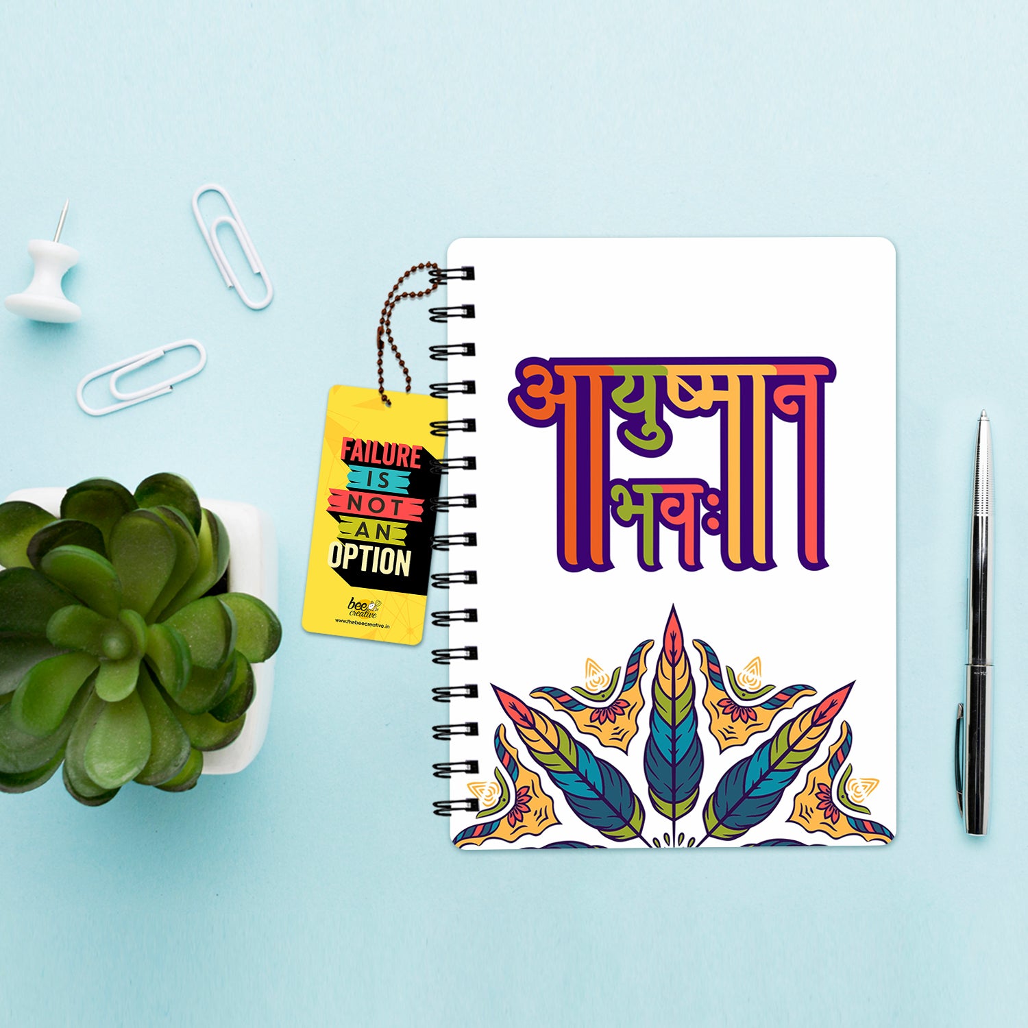 Bee Creative Daily Planner I A5 - Ayushman Bhava