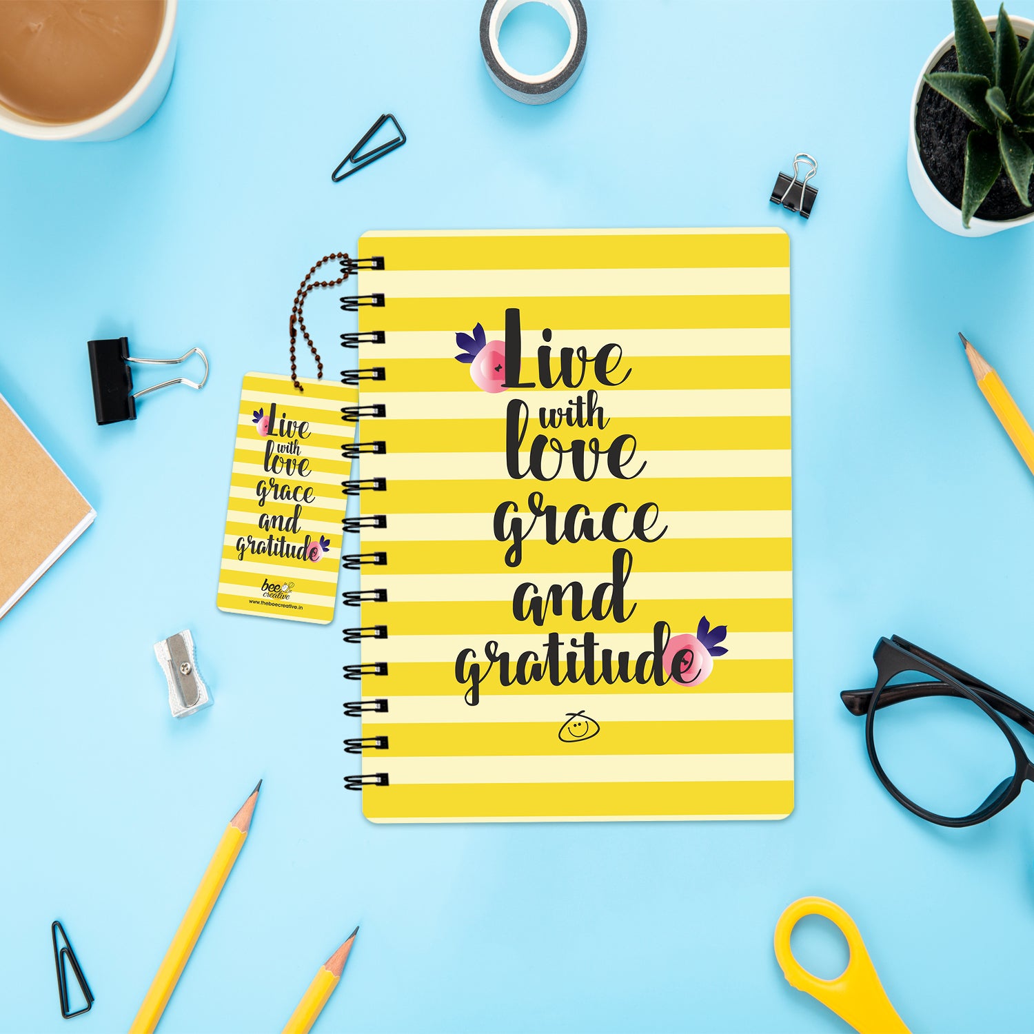 Bee Creative Daily Planner I A5 - Gratitude