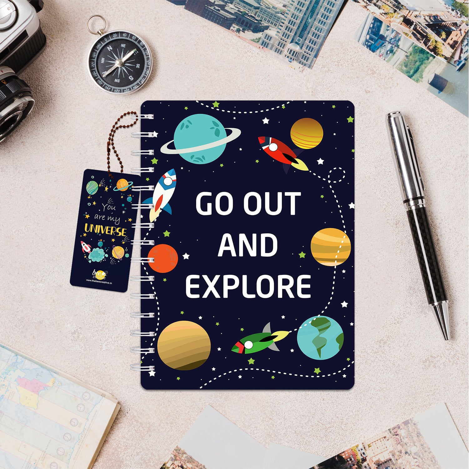 Bee Creative Daily Planner I A5 - Go out & Explore