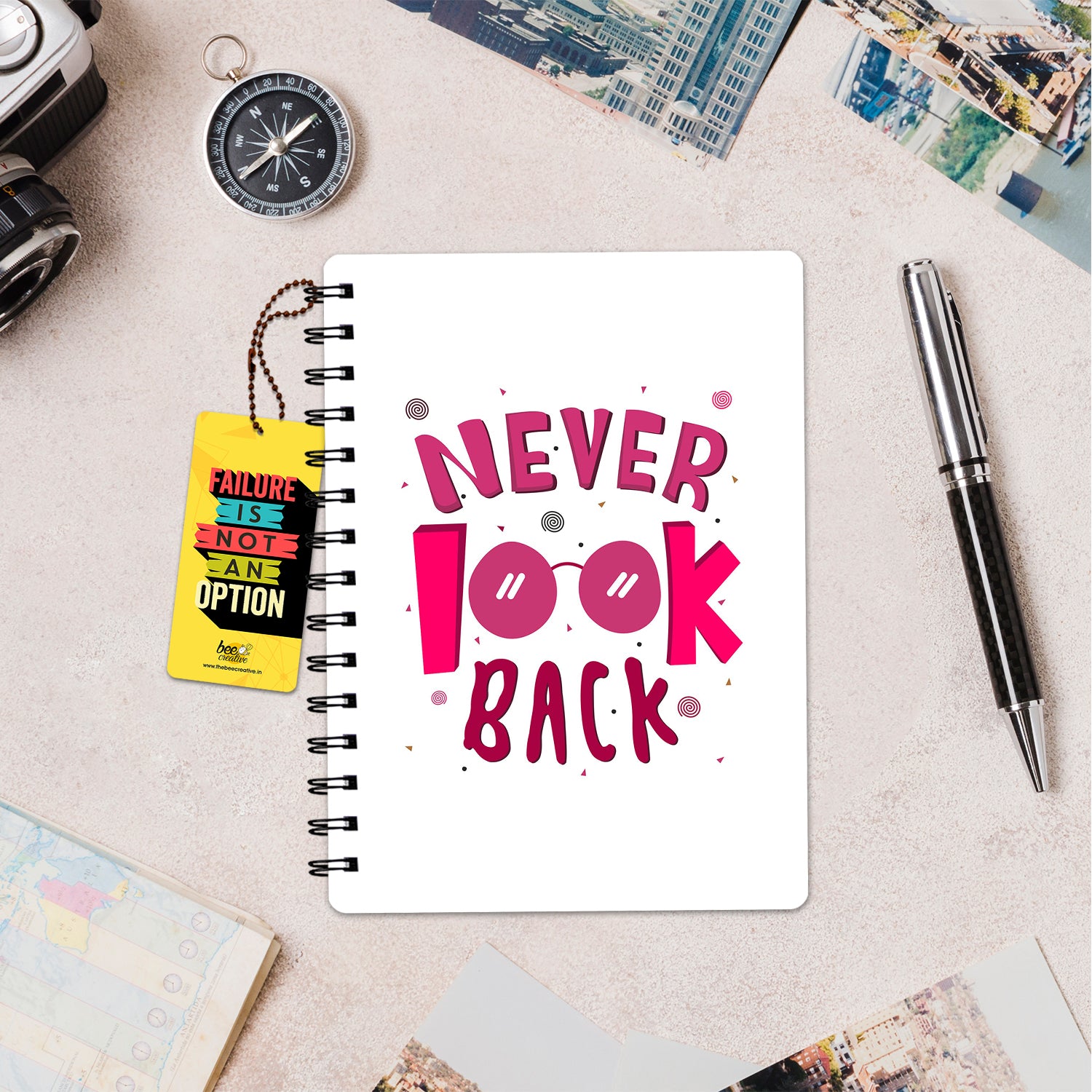 Bee Creative Daily Planner I A5 - Never Look Back