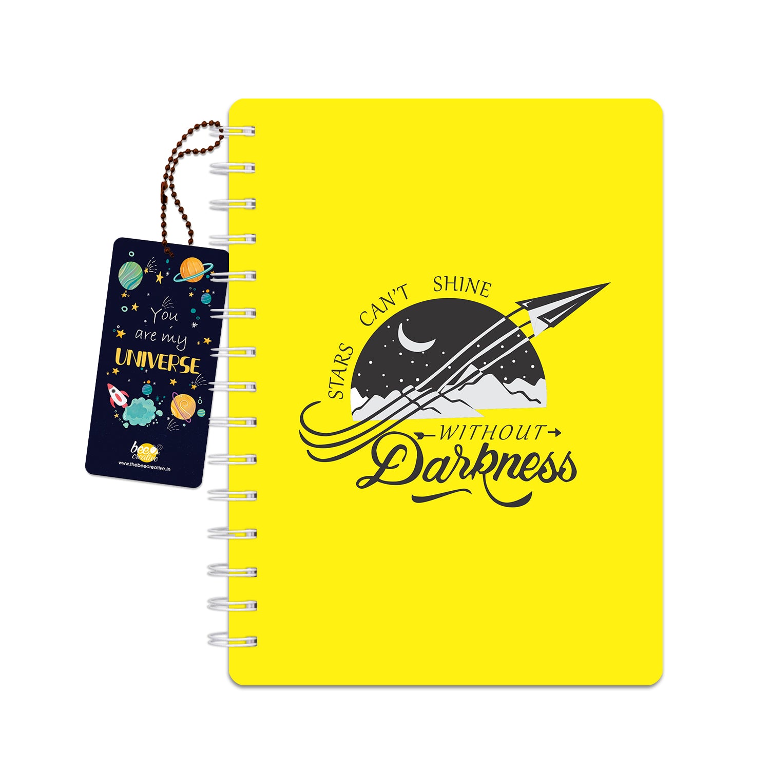 Bee Creative Daily Planner I A5 - Stars can't shine without Darkness