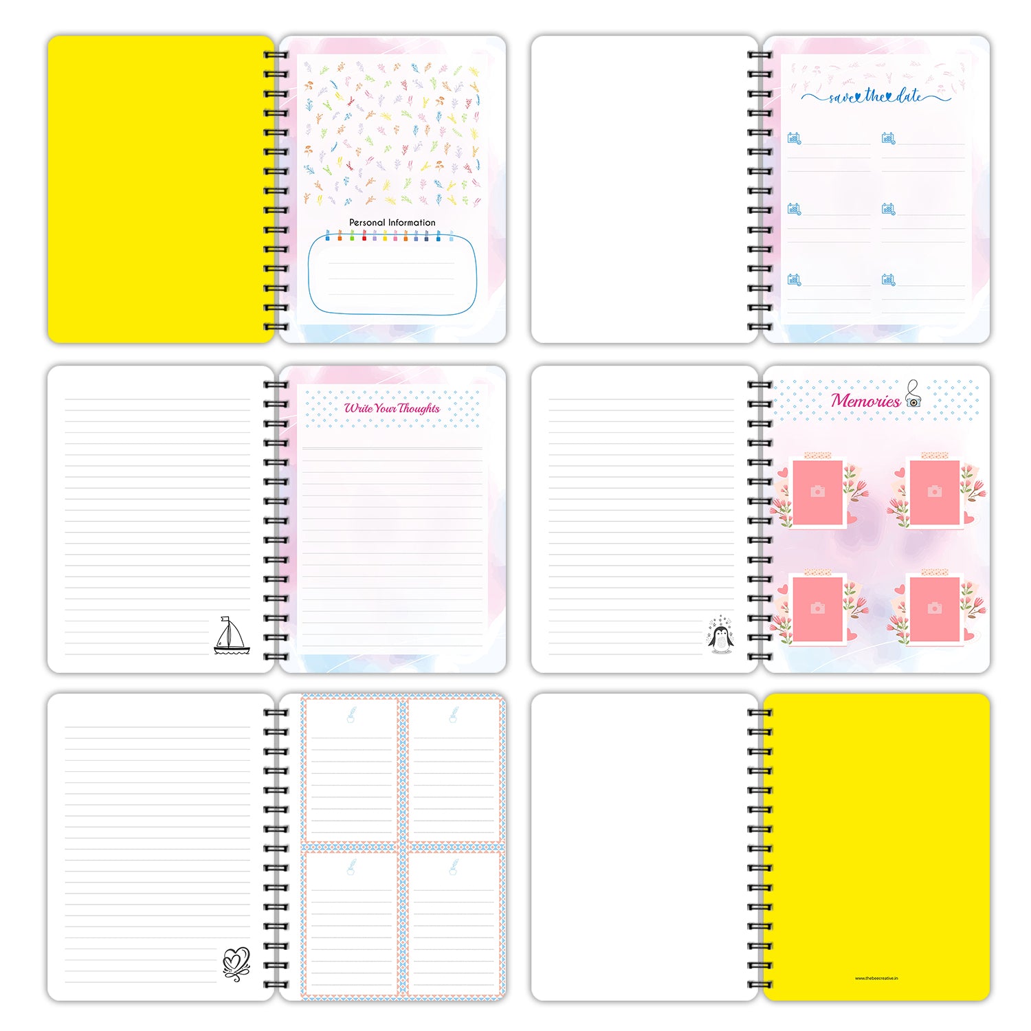 Bee Creative Daily Planner I A5 - Be Positive