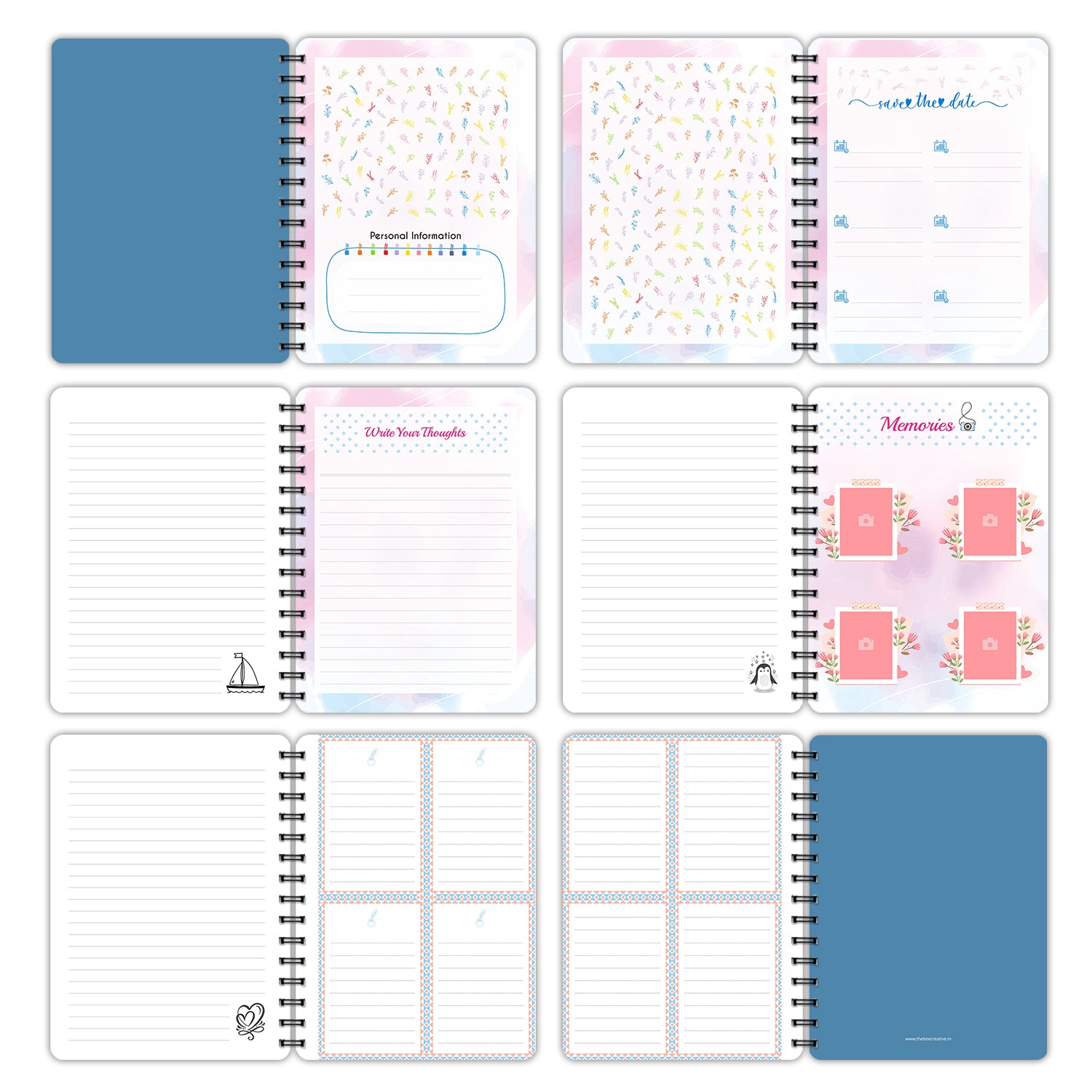 Bee Creative Daily Planner I A5 - Just You & Me