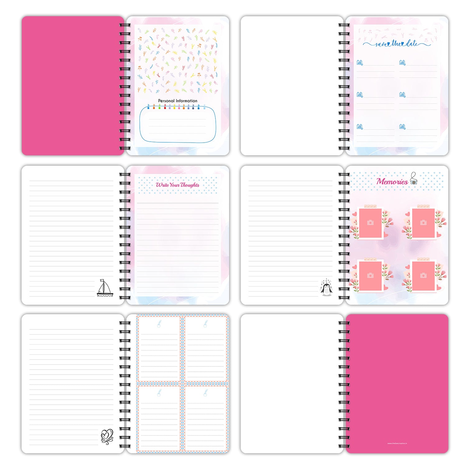 Bee Creative Daily Planner I A5 - Smile