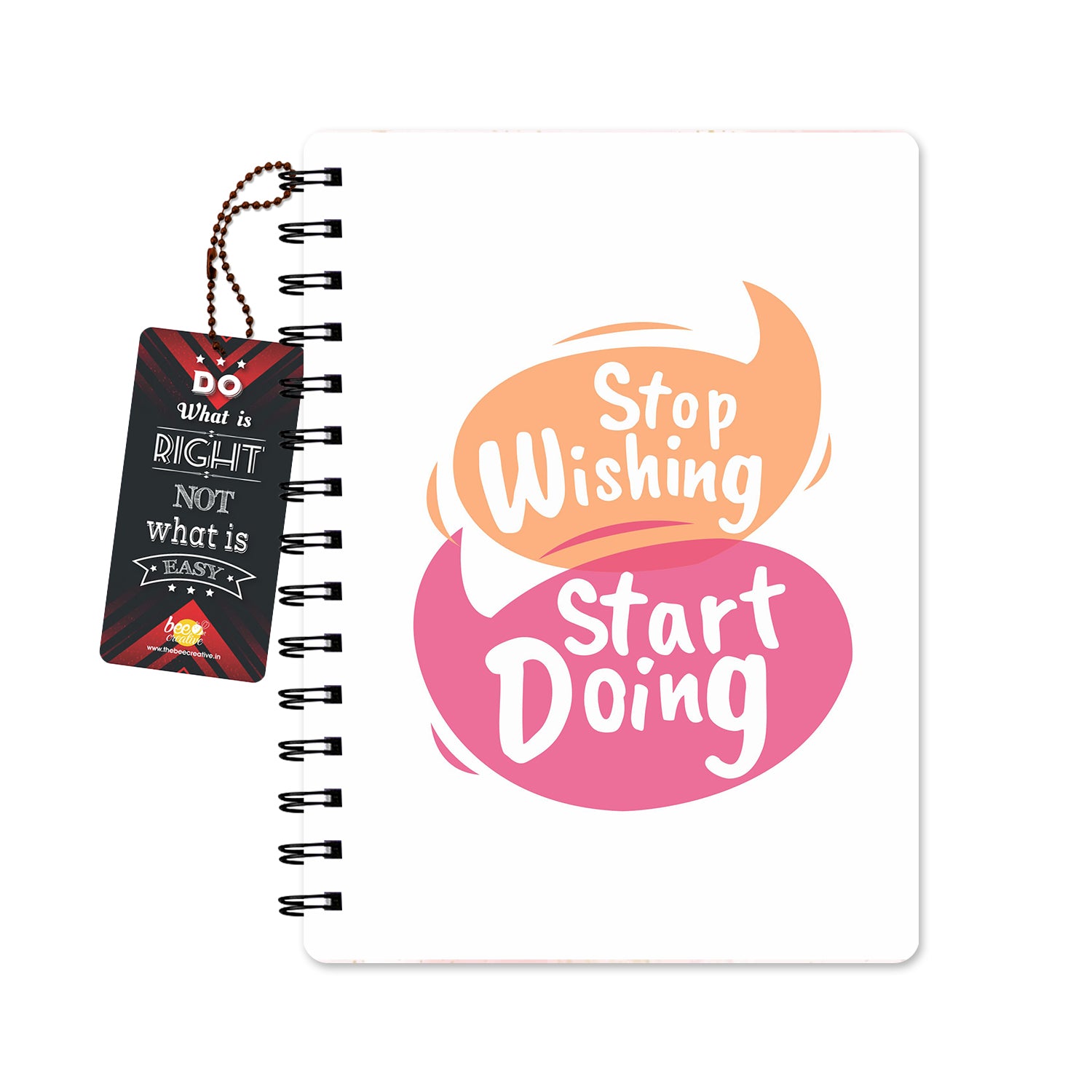 Bee Creative Daily Planner I A5 - Stop Wishing Start Doing