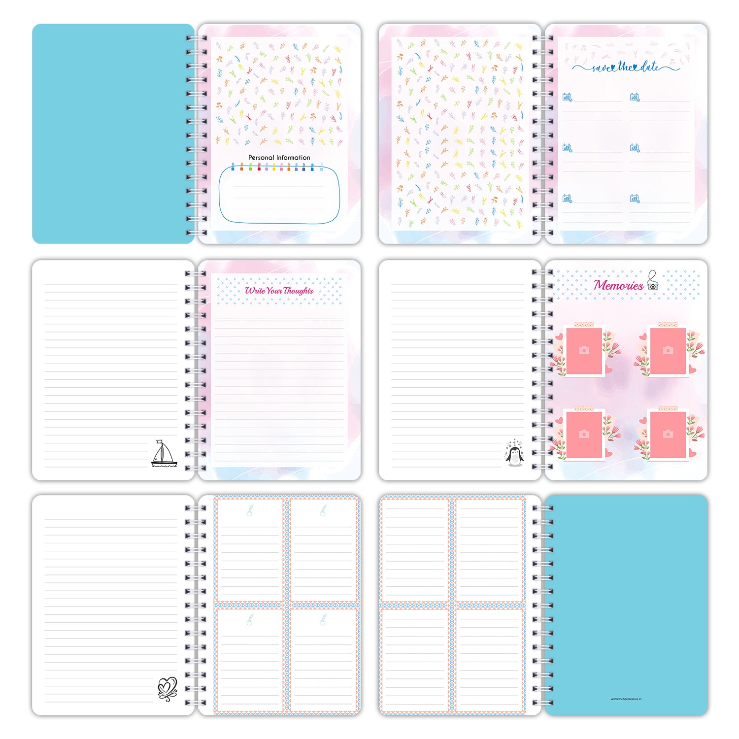 Bee Creative Daily Planner I A5 - Go out & Explore