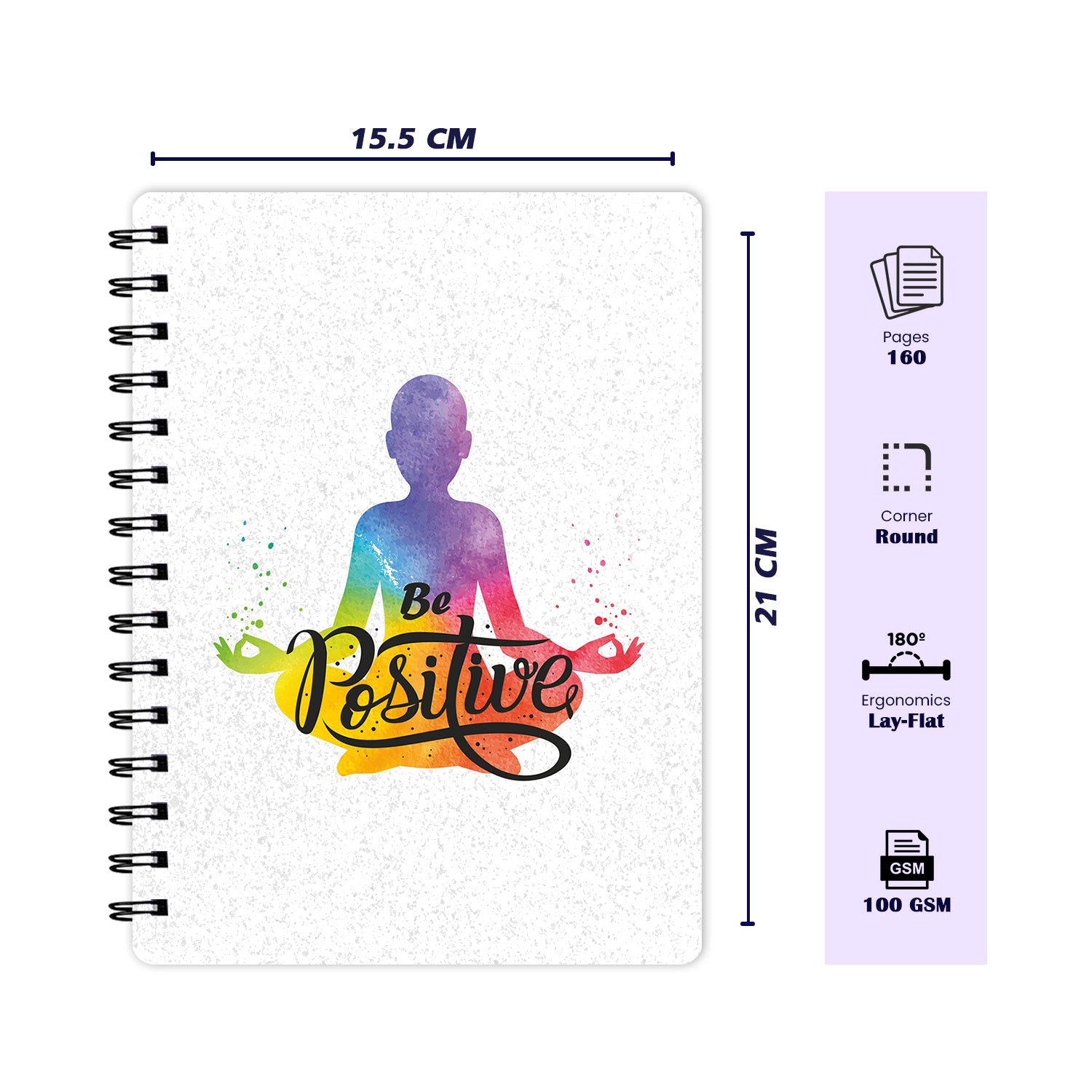 Bee Creative Daily Planner I A5 - Be Positive