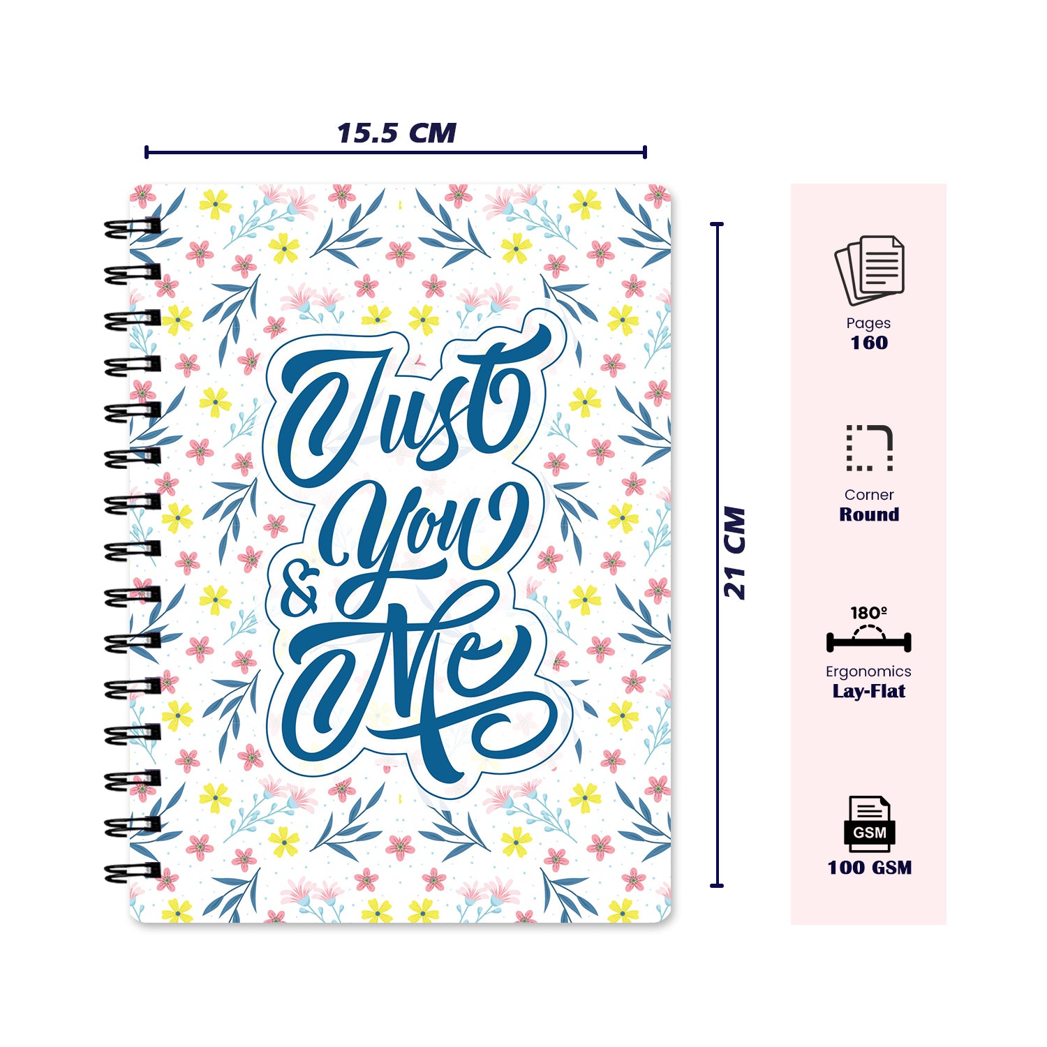 Bee Creative Daily Planner I A5 - Just You & Me